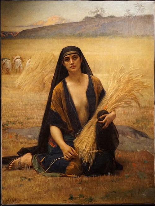 Ruth glanant dans les champs de Booz, , Alexandre Cabanel