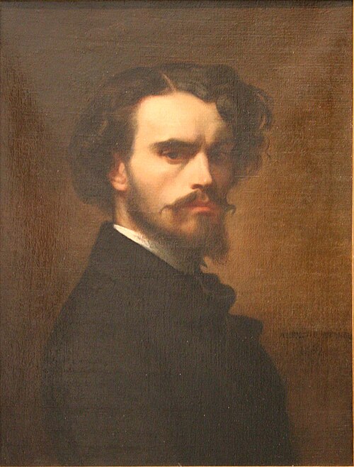Portrait de l'artiste par lui-même (à 29 ans), 1850, Alexandre Cabanel
