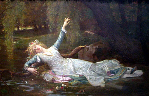 Ophelia, 1883, Alexandre Cabanel
