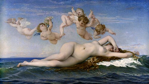 La Naissance de Vénus, 1863, Alexandre Cabanel