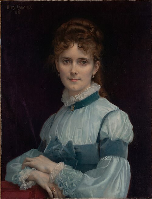 Portrait of Miss Fanny Clapp, 1881, Alexandre Cabanel
