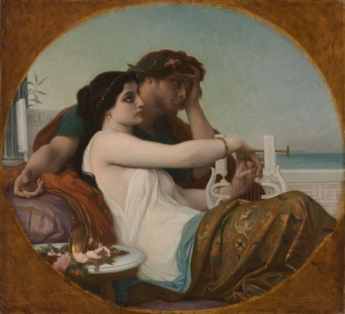 Aglaida and Boniface, 1850, Alexandre Cabanel