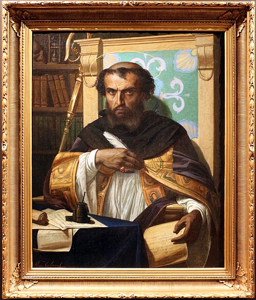 Saint Augustine in His Study, 1845, Alexandre Cabanel