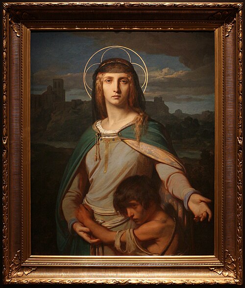 Saint Monica in a Landscape, 1845, Alexandre Cabanel