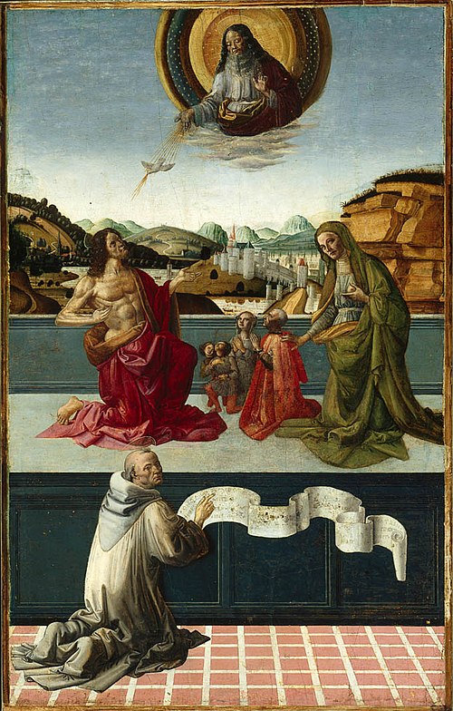 Christ and the Virgin Mary Interceding for Humanity, 1490, Gherardo di Giovanni del Fora