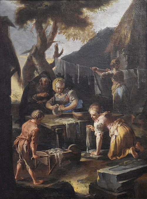 Les Lavandières, 1800, Giacomo Francesco Cipper