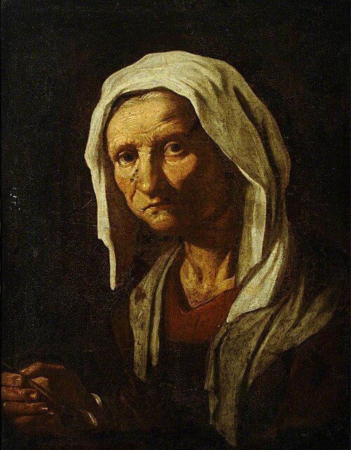 Head of a Peasant Woman, 1710, Giacomo Francesco Cipper