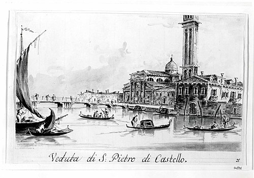 San Pietro di Castello, 1804, Giacomo Guardi