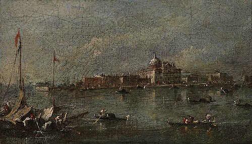 Venetian Scene, 1799, Giacomo Guardi