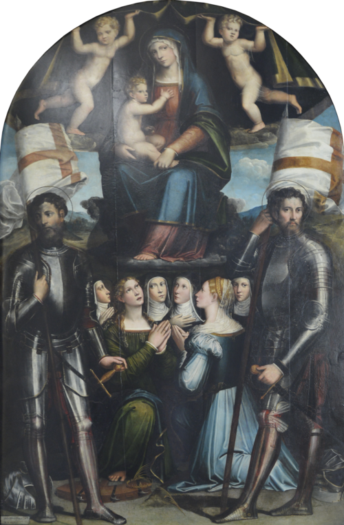 Madonna con Bambino e Santi, 1544, Giacomo Raibolini