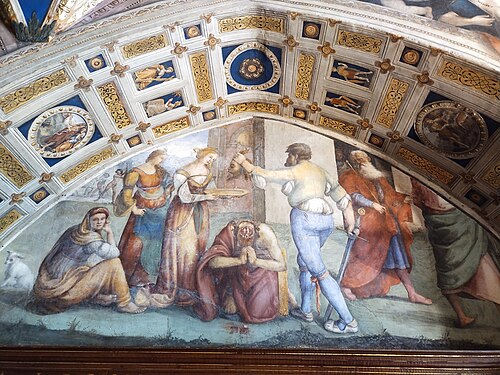 Giannicola di Paolo's frescos in the Collegio del Cambio, 1513, Giannicola di Paolo
