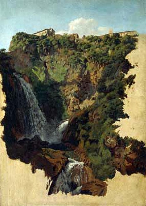 The Cascade at Tivoli, 1826, Gilles-François Closson