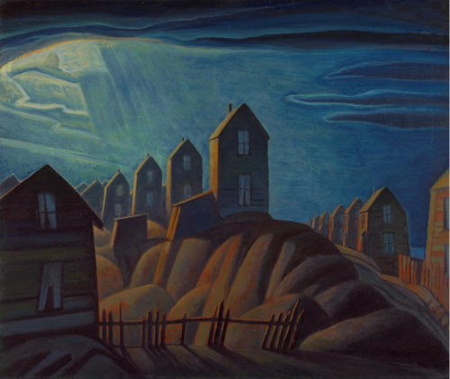 Miners' Houses, Glace Bay, 1925, Lawren Harris