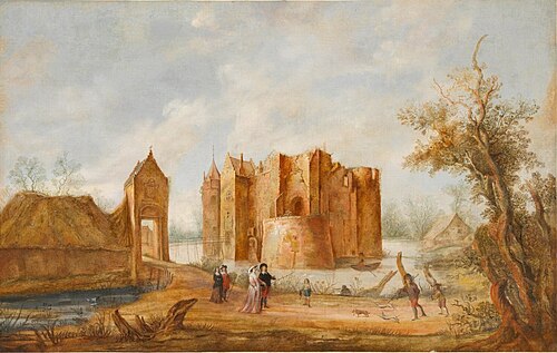 Landscape with a Castle, 1660, Gillis Neyts