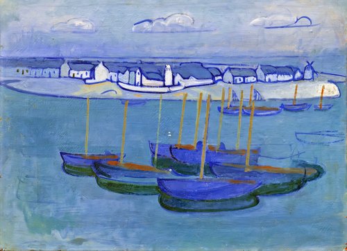 Port de plaisance à Douarnenez, , Gino Rossi
