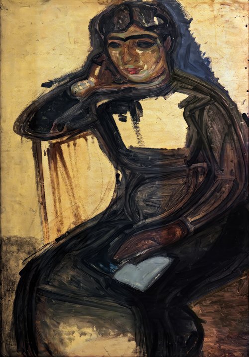 Esquisse pour une figure féminine, , Gino Rossi