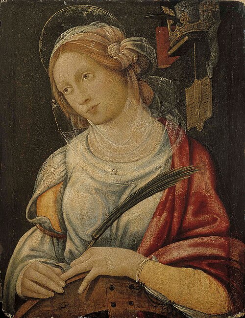 Saint Catherine, , Giovan Battista Bertucci il Giovane