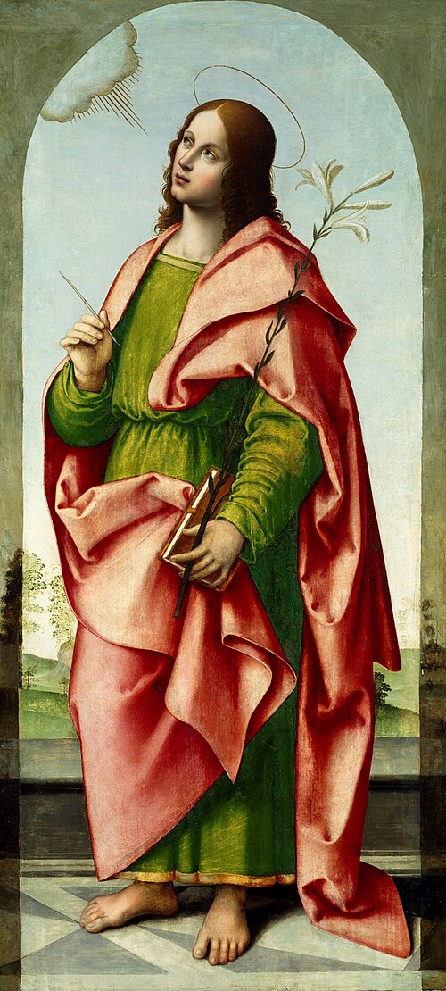 Saint John the Evangelist, , Giovan Battista Bertucci il Giovane