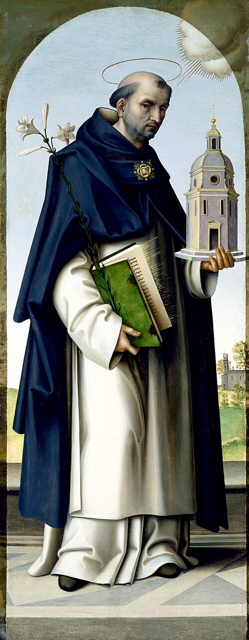 Saint Thomas Aquinas, 1514, Giovan Battista Bertucci il Giovane