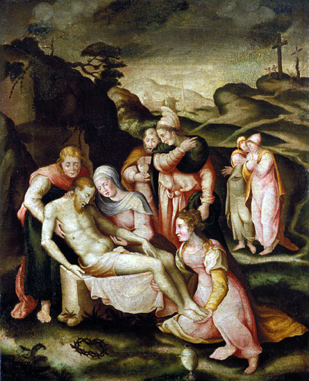 The Deposition, 1500, Giovan Battista Bertucci il Giovane