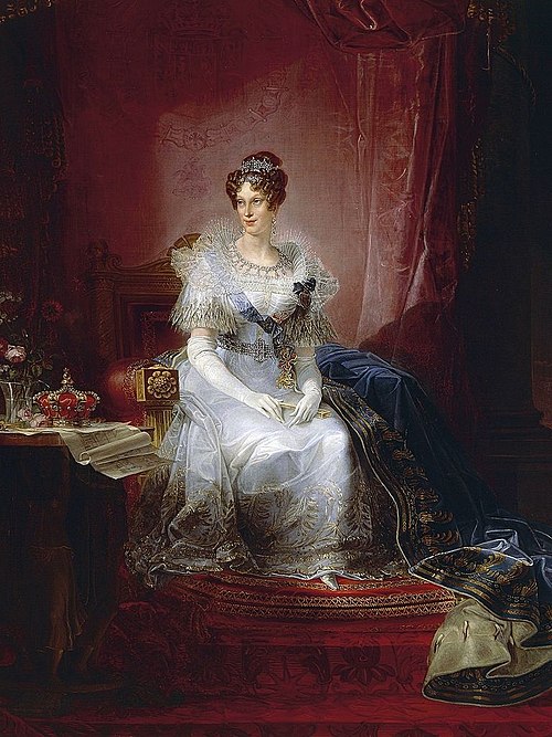Portrait of Marie-Louise, Duchess of Parma and Piacenza, 1837, Giovan Battista Borghesi