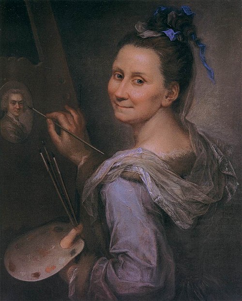 Self-portrait, 1720, Giovanna Fratellini