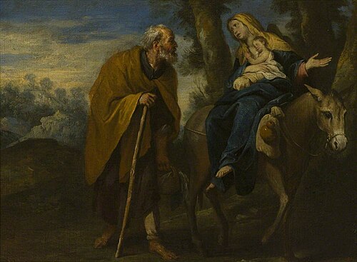 Flight into Egypt, , Giovanni Andrea de Ferrari