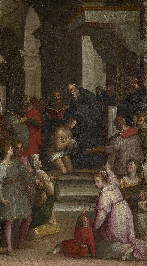 The Penance of Charles Martel, 1594, Giovanni Balducci