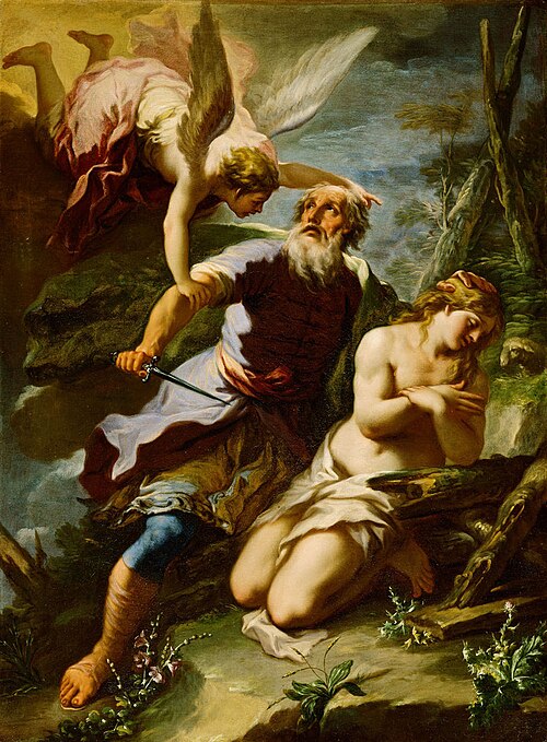 Isaac's offering, 1717, Giovanni Battista Lama