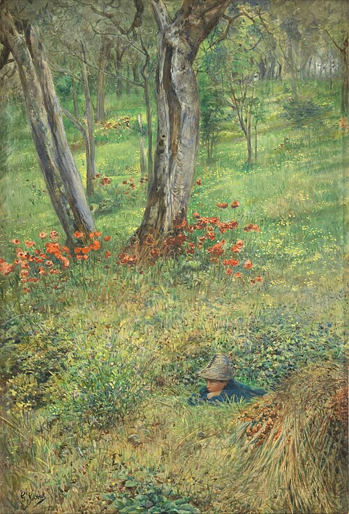 A Woodland Hideout, , Giovanni Costa