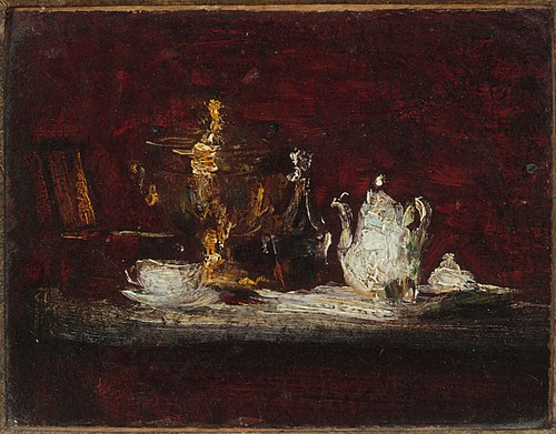 Nature morte au samovar, 1869, Henri Fantin-Latour