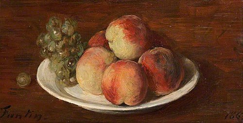 Peaches and Grapes, 1865, Henri Fantin-Latour