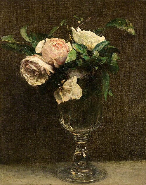 Roses, 1872, Henri Fantin-Latour