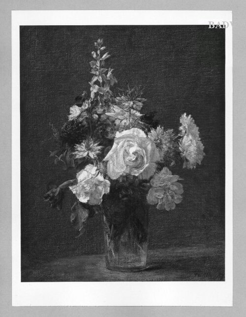 flower-piece, 1887, Henri Fantin-Latour