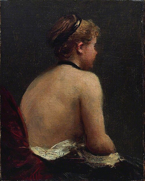 Le modèle, 1865, Henri Fantin-Latour