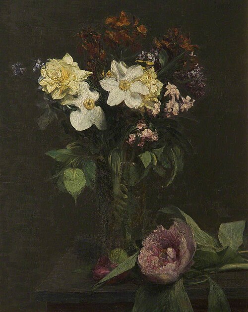 Flowers, , Henri Fantin-Latour