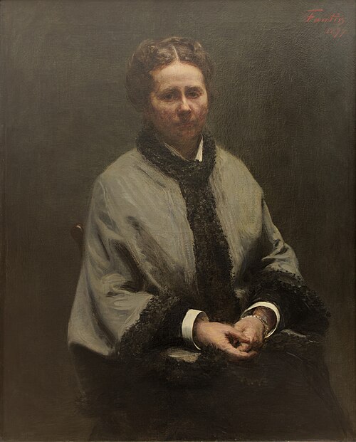 Portrait de Mme Fantin-Latour, 1877, Henri Fantin-Latour