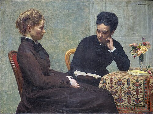 La Lecture, 1877, Henri Fantin-Latour