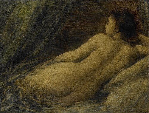 Reclining Nude, 1874, Henri Fantin-Latour