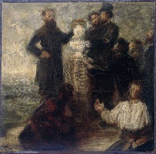 Esquisse pour l'Hommage à Delacroix, 1900, Henri Fantin-Latour