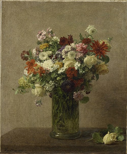 Still Life with Flowers SK-A-2895, 1887, Henri Fantin-Latour