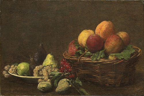 Still Life with Fruit, 1885, Henri Fantin-Latour