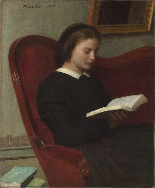 The Reader, 1861, Henri Fantin-Latour