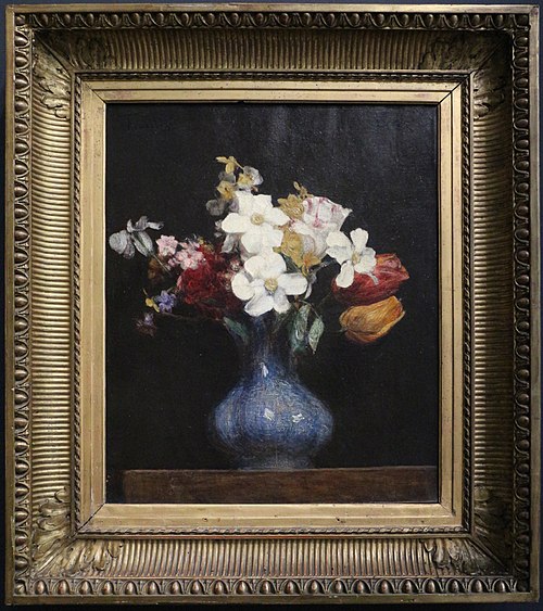 Narcissi and tulips, 1862, Henri Fantin-Latour
