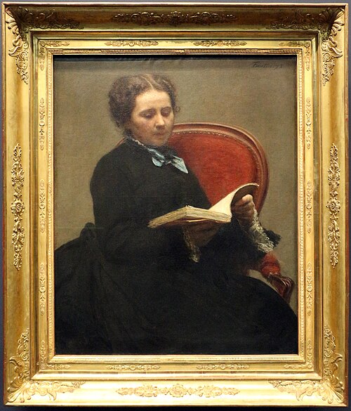 Portrait of Victoria Dubourg, 1873, Henri Fantin-Latour