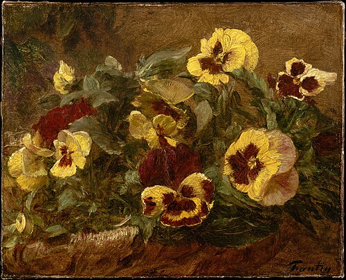 Pansies, 1903, Henri Fantin-Latour