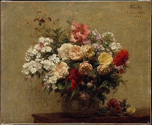 Summer Flowers, 1880, Henri Fantin-Latour