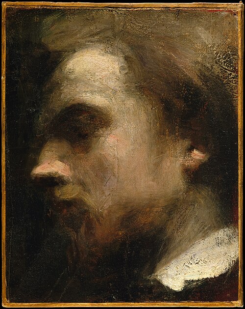 Self-Portrait, 1858, Henri Fantin-Latour