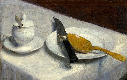 Still Life with Mustard Pot, 1860, Henri Fantin-Latour