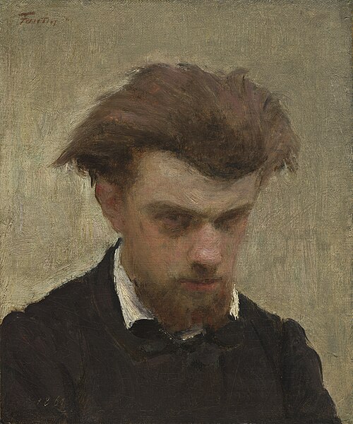 Self-Portrait, 1861, Henri Fantin-Latour